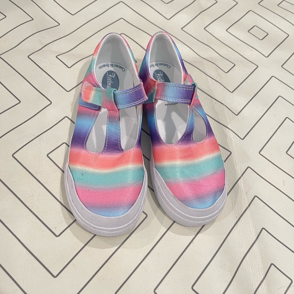 Footmates Drew Canvas Mary Janes